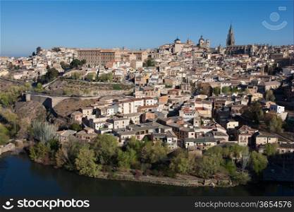 Panoramic of Toledo, Castilla la Mancha, Spain