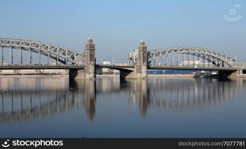 Panoramic view drawbridge