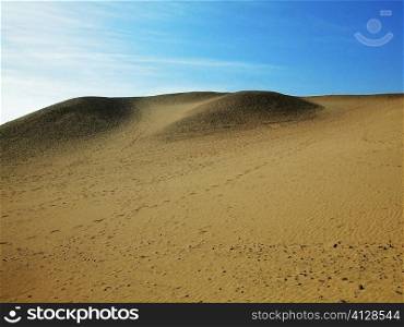 Panoramic view of a desert