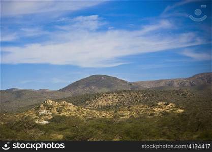 Panoramic view of a landscape, San Luis Potosi, Mexico