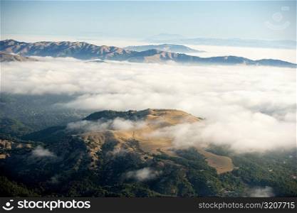 Panoramic view of a mountain, Mt. Tamalpais State Park, California, USA