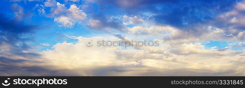 panoramic view of cloud sky