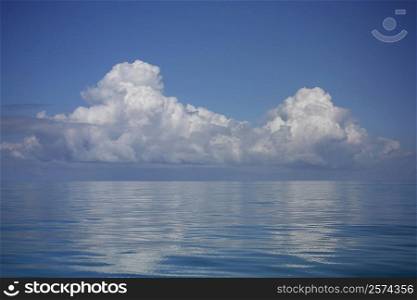 Panoramic view of clouds over the sea