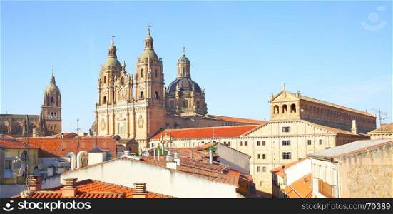 Panoramic view of Salamanca, Spain