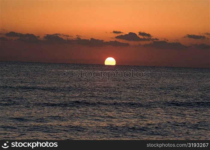 Panoramic view of the beach, South Beach, Miami, Florida, USA