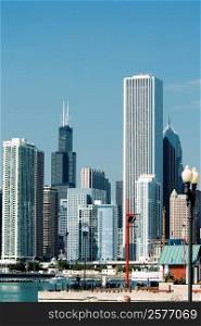 Panoramic view of the city, Chicago, Illinois, USA
