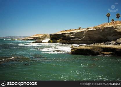Panoramic view of the Coronado Reefs, San Diego, California, USA