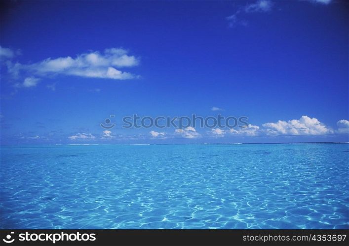 Panoramic view of the ocean, Hawaii, USA