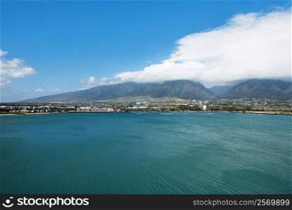 Panoramic view of the sea, Maui, Hawaii Islands, USA