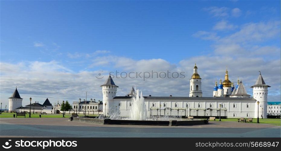 Panoramic view ofTobolsk Kremlin. Siberia. Russia.