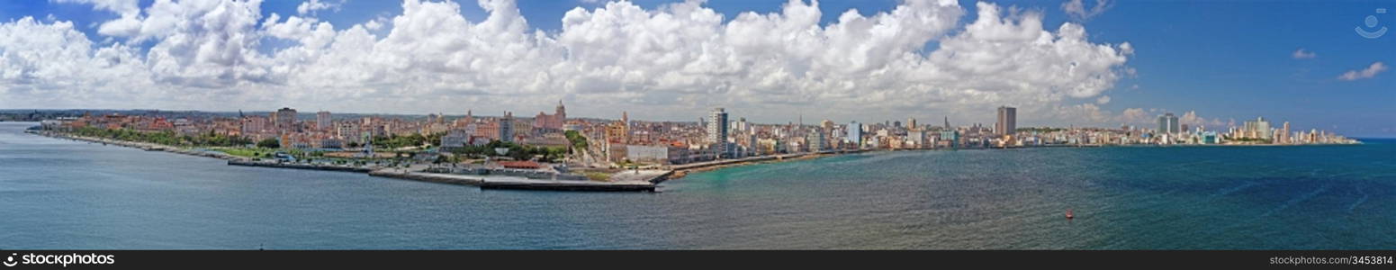 Panoramic view on Havana, Cuba