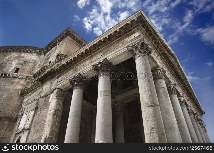Pantheon exterior in Rome, Italy.