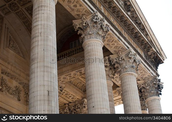 Pantheon in Paris - column details
