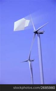Paper airplane and Windmill