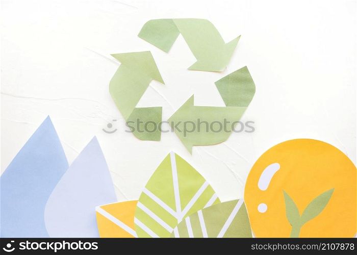 paper applications with recycle logo