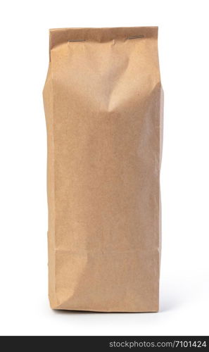 paper bag isolated on a white background. paper bag
