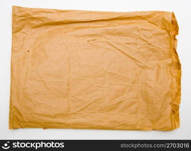 Paper bag on a white background