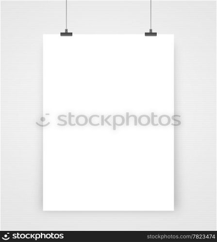 paper card on a gray background