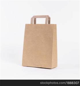 paper carrier bag shopping white background . Resolution and high quality beautiful photo. paper carrier bag shopping white background . High quality and resolution beautiful photo concept