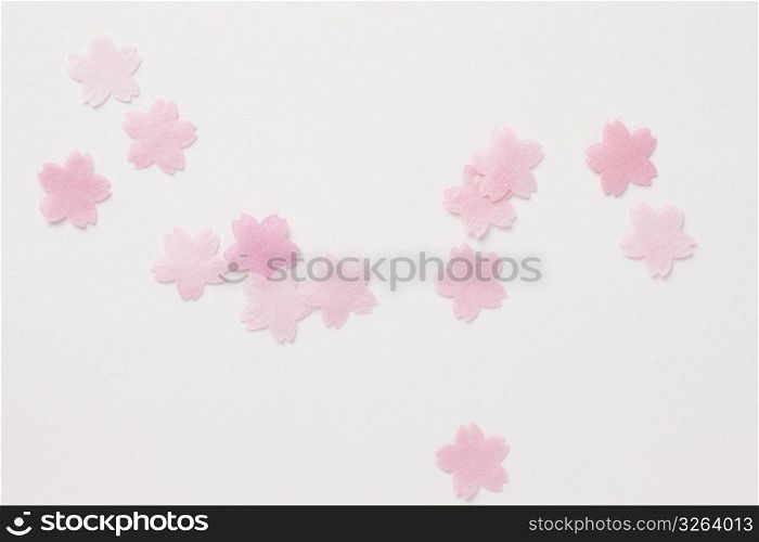Paper cherry blossoms