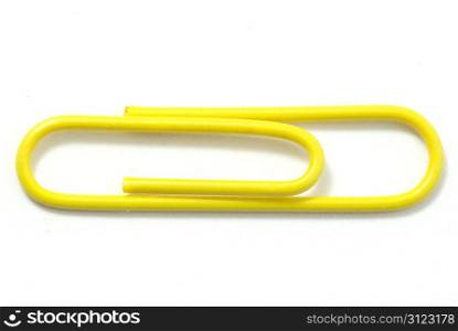 paper-clip isolated on white background with clipping path