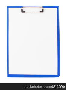 paper clipboard isolated on white background