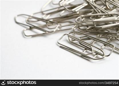 paper clips macro close up