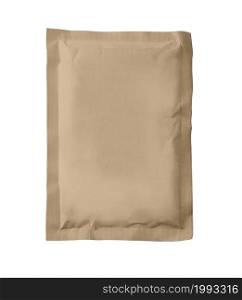 Paper food bag for new design, isolated over white background with clipping path