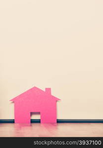 Paper house. Housing real estate concept. Paper house. Dream about new home. Housing and real estate concept.