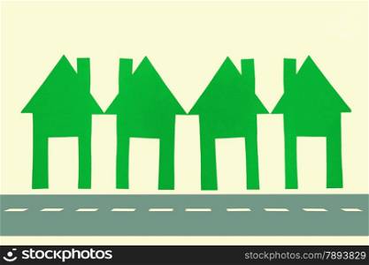 paper houses, Go Green Concept