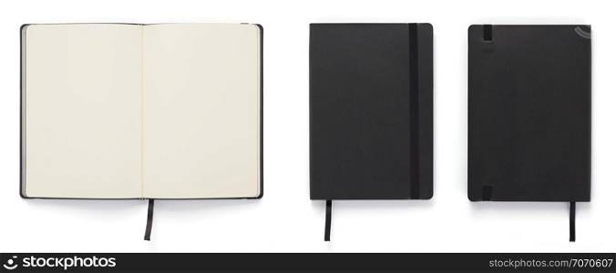 paper notebook or note pad isolated at white background