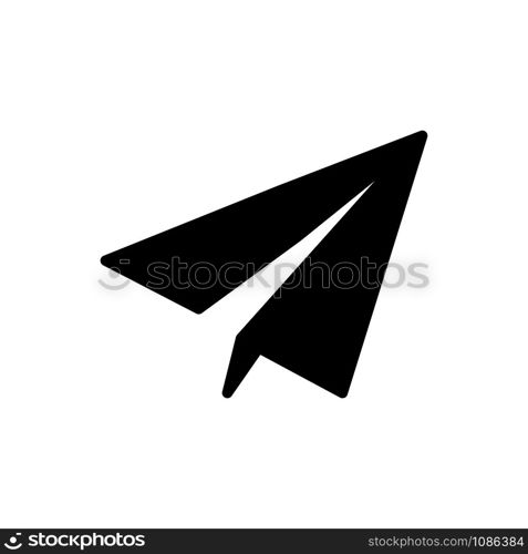 paper plane icon vector design template