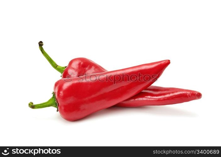 paprika isolated on a white