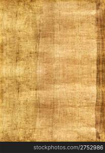 Parchment. A fragment of the Egyptian parchment made in 19 century