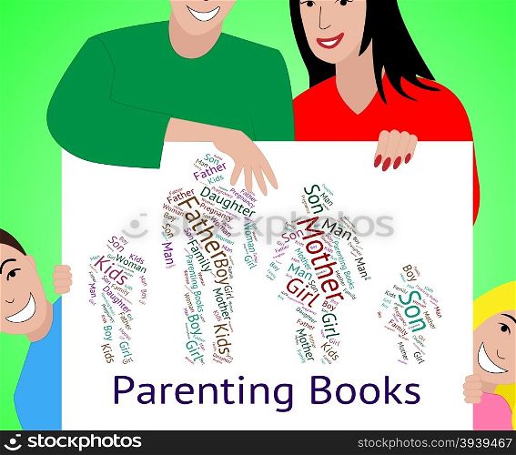 Parenting Books Showing Mother And Baby And Mother And Child