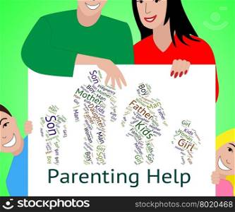 Parenting Help Showing Mother And Baby And Mother And Baby