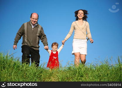 parents child running