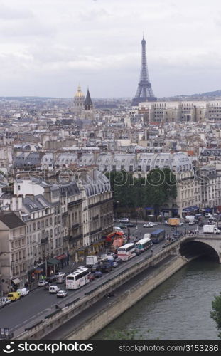 Paris, France, Aerial View