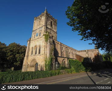 Parish and Priory Church of St Mary in Chepstow, UK. St Mary Church in Chepstow