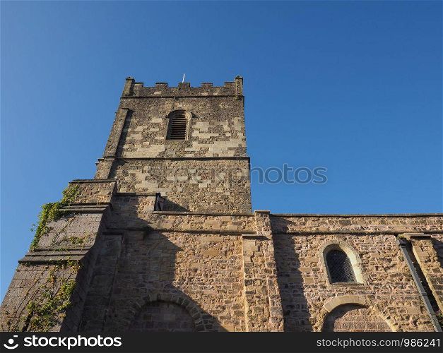 Parish and Priory Church of St Mary in Chepstow, UK. St Mary Church in Chepstow