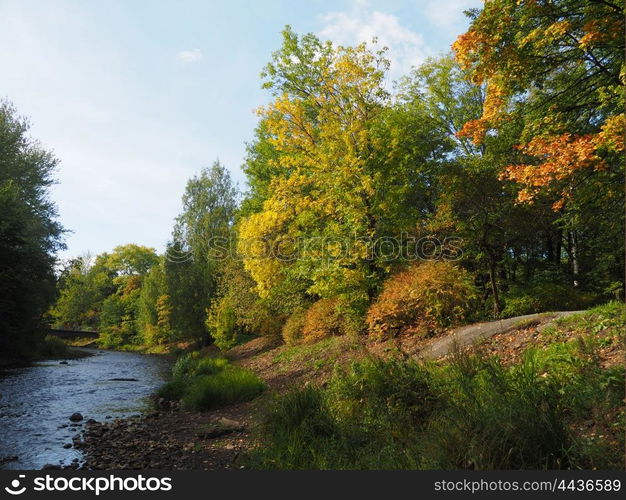 park in autumn