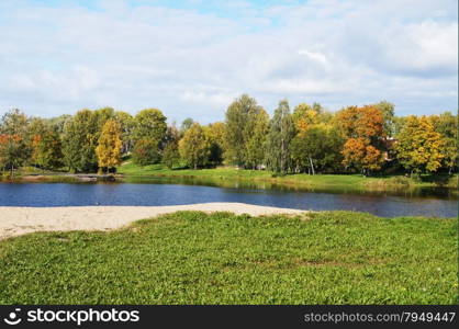 park in autumn