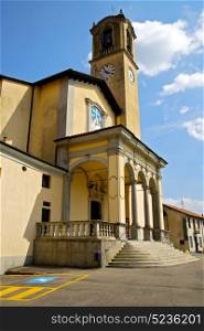parking church albizzate varese italy the old wall terrace bell tower