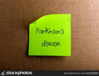 Parkinson&rsquo;s disease