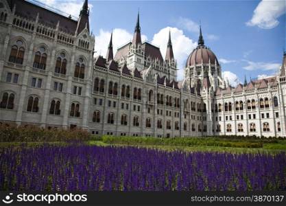 Parliament building in Budapest, Hungary