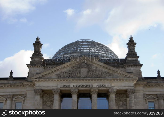 parliment building in german city Berlin