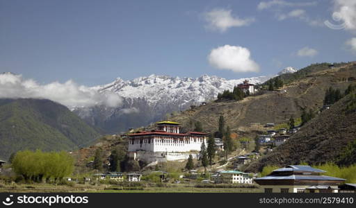 Paro Dzong Buddhist Monastery in the Kingdom of Bhutan.