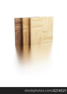 parquet samples isolated 3d render