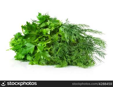 parsley, dill, bunch