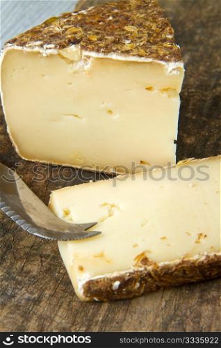 part of aged italian cheese